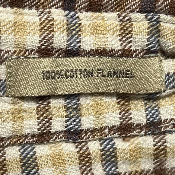 Field & Stream Plaid 100% Cotton Flannel Shirt Men’s L Multi Button Up Pocket - Picture 8 of 17